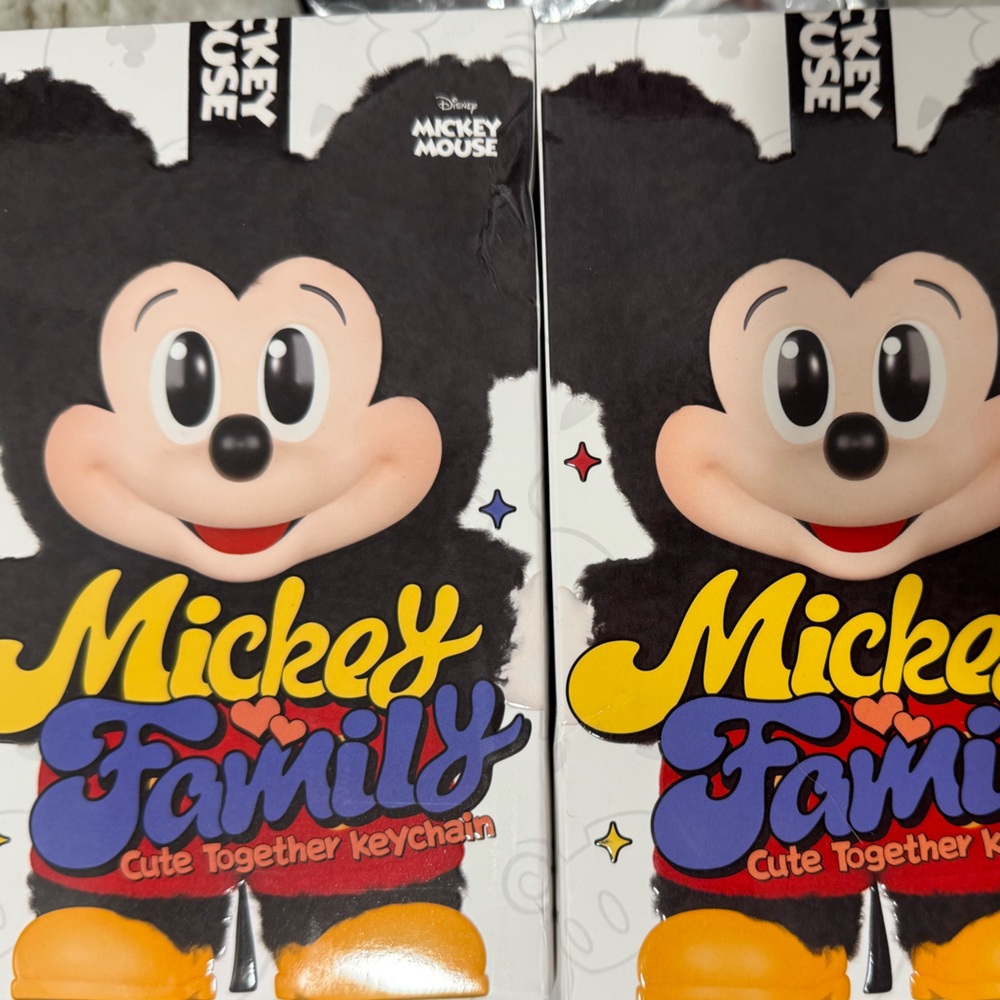 Disney Black and Yellow Mickey Mouse Stuffed Animal